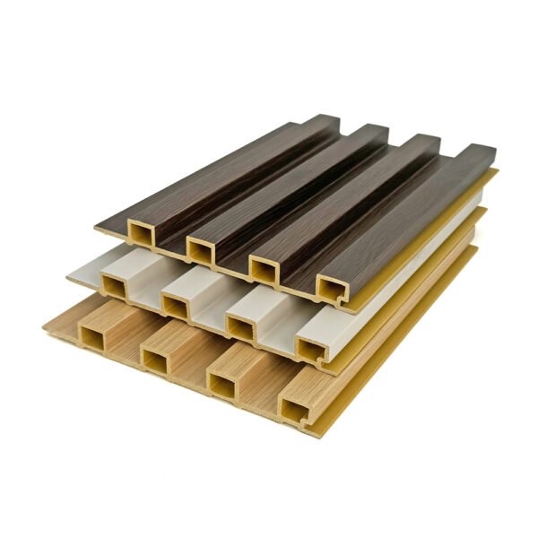 Indoor WPC Fluted Panels B001 Waterproof Flame Retardant