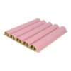 Indoor WPC 180 Five Semicircular Fluted Panels-B009-Modern Seamless Fit Hotel Lobby Design